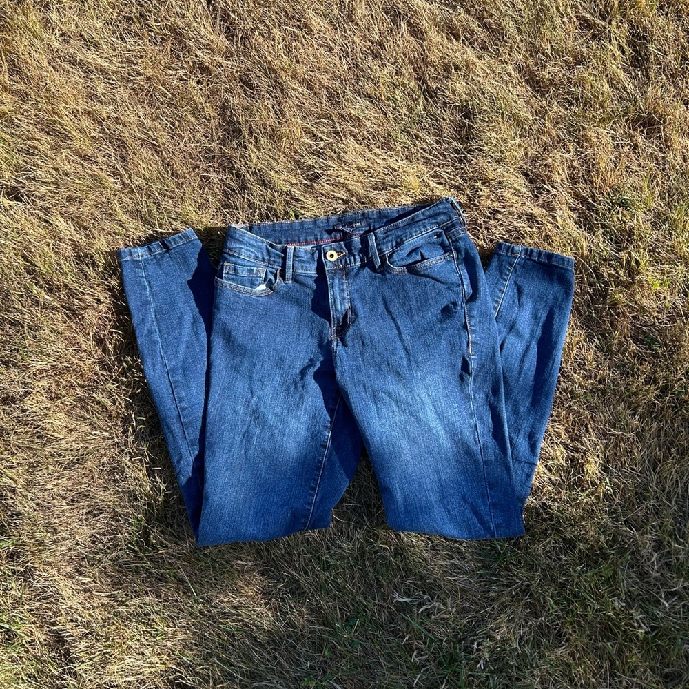 Tommy Hilfiger Dark Wash Mid Rise Skinny Jeans